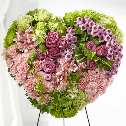 Heartwarming Standing Heart –  Castalia Flower Shoppe, Castalia OH