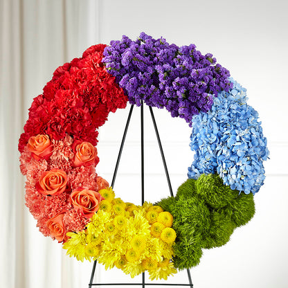 Circle of Love Wreath –  Castalia Flower Shoppe, Castalia OH