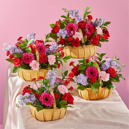 Pink Picnic Basket –  Castalia Flower Shoppe, Castalia OH
