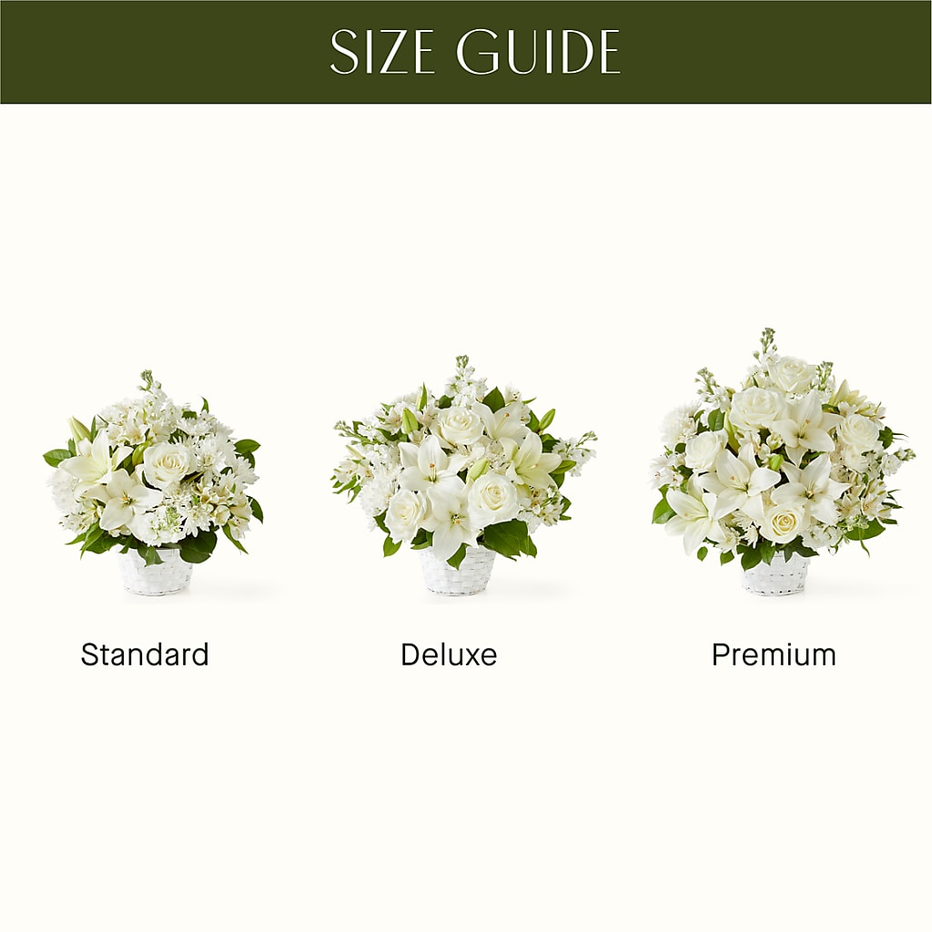 Peaceful Reflections Arrangement –  Castalia Flower Shoppe, Castalia OH