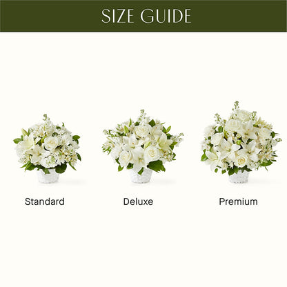 Peaceful Reflections Arrangement –  Castalia Flower Shoppe, Castalia OH