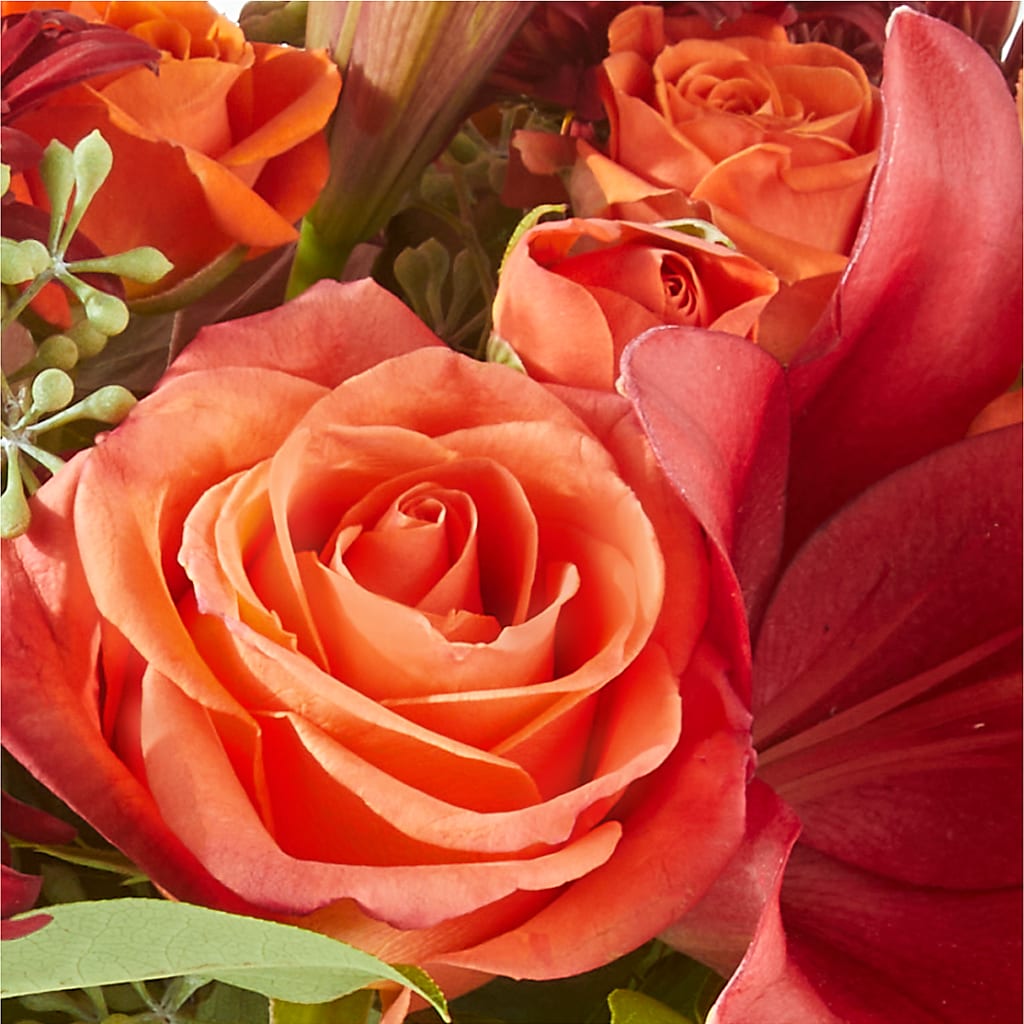Crimson Leaves Bouquet –  Castalia Flower Shoppe, Castalia OH
