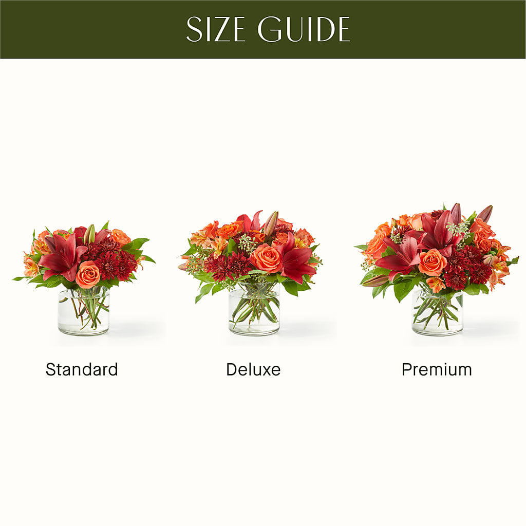 Crimson Leaves Bouquet –  Castalia Flower Shoppe, Castalia OH