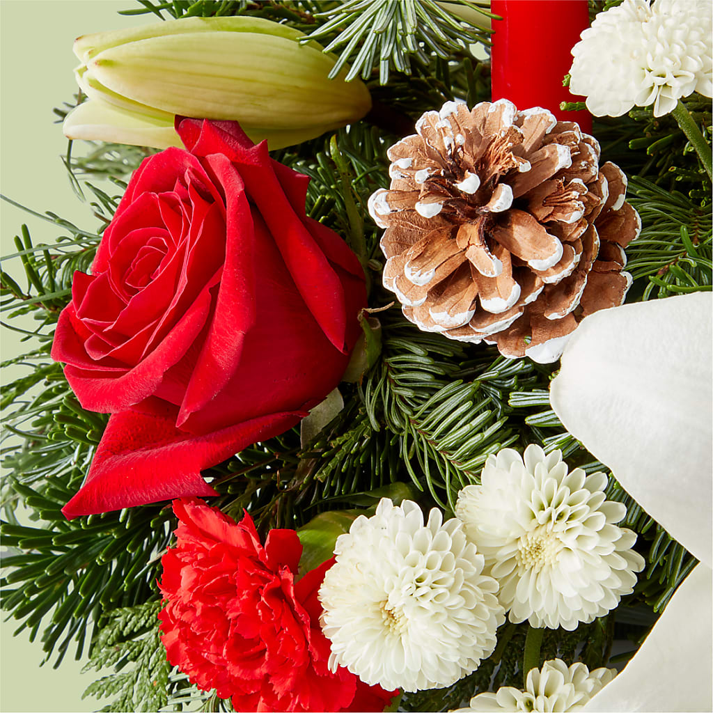 Seasonal Festivities Centerpiece –  Castalia Flower Shoppe, Castalia OH