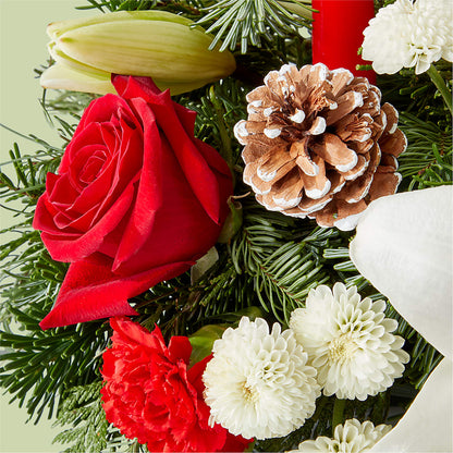 Seasonal Festivities Centerpiece –  Castalia Flower Shoppe, Castalia OH