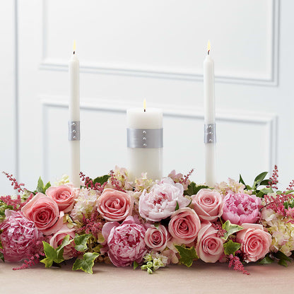 Worldwide Romance Unity Candle Arrangement –  Castalia Flower Shoppe, Castalia OH